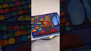 Inside Out 2 Cake🧡✨ #cake #shorts