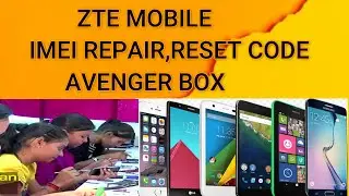 ZTE MOBILE IMEI REPAIR WITH AVENGER|| SPD || RESET CODE || UNLOCK FRP || AVENGER SPD SETP||