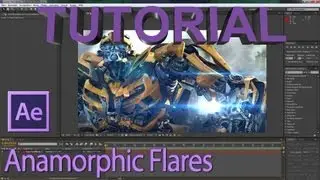 Anamorphic LensFlares TUTORIAL - After Effects [FULL HD] (Deutsch)