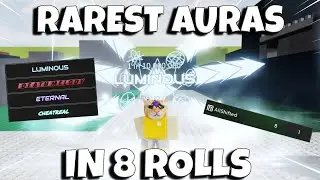 Trolling With The RAREST Auras With 8 ROLLS In HADES RNG