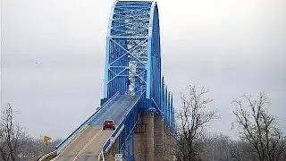 Haunted River Bridge in US.BROOKPORT Bridge.