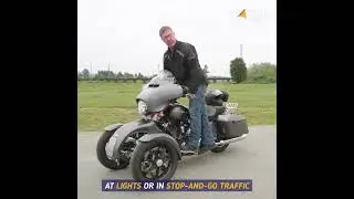 The three-wheel motorcycle conversion that lets you lean