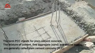PCC Bed | Column Marking on PCC bed | ratio & thickness of pcc bed