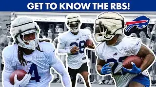 Get To Know The Buffalo Bills Running Backs! Ft. Latavius Murray, Damien Harris, and James Cook!