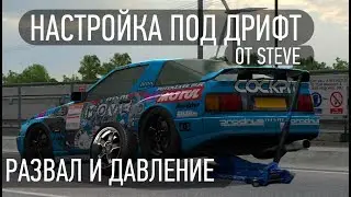 Развал и давление для дрифта