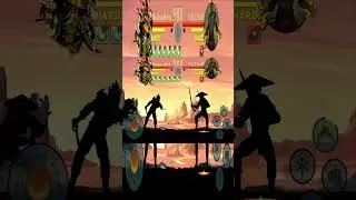 Shadow Fight 2 Legendary Hermit with All Bosses vs Volcano and Megalith #shadowfight2 #shorts #game