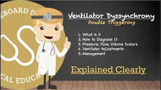 Mechanical Ventilation Advanced - Ventilator Dyssynchrony - Double Triggering | Clinical Medicine