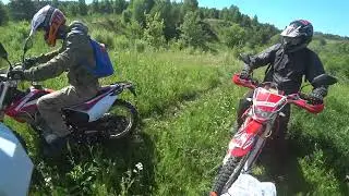 ЭНДУРО ПРОХВАТ НА 145КМ.KAYO,MOTOLAND,Suzuki,Regulmoto,Racer.