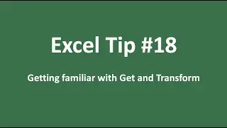 Getting familiar with Get and Tranform