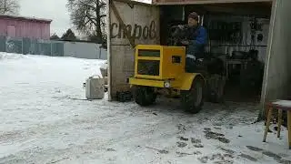 мини - кировец. к 700. первые движения