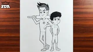 How to draw Chikoo aur Bunty | Brand new show | Chikoo Aur Bunty Drawing