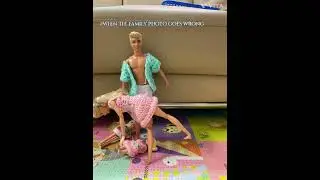 Barbie family photos go wrong 