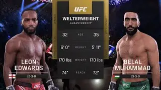 Belal Muhammad vs Leon Edwards Full Fight #ufc304