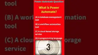 Power Automate Objective question 1