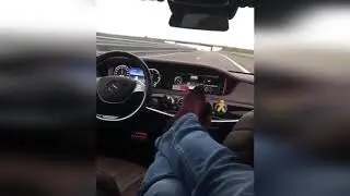 Безумный тест автопилота на новом Mercedes-Benz S-class
