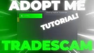HOW TO USE MY ADOPT ME TRADESCAM *SCRIPT* 😍💚 | pastebin link (working)