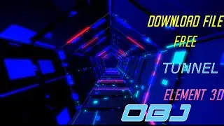 Tutorial A Sci-Fi Tunnel After Effects,E-3D/Научно-фантастический туннель Element 3D ,After Effects