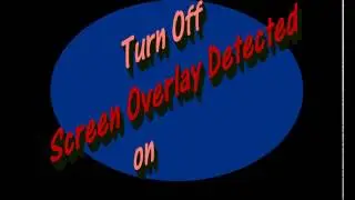 100% Fixed Turn Off Screen Overlay Detected | Any Android