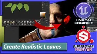 Create Realistic Leaves | Substance Painter & Unreal Engine 5 | Subsurface Scattering