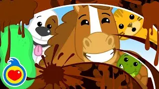 Let's Clean Up Our ANIMAL Friends At The FARM 🐷 Playful Learning ♫ Plim Plim - The Kindness Hero