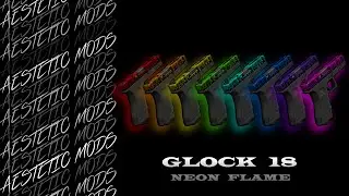 GLOCK - NEON FLAME | RARE ITEM [ссылка в описании]