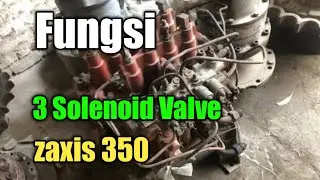 Solenoid valve zaxis 200 dan zaxis 350 excavator hitachi