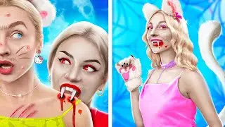 Jak zostać Kotkiem-Wampirem | Ekstremalna Metamorfoza od Hello Kitty do Wampira