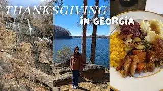 Spend A Week in Gainesville, GA | thanksgiving 2023, Amicalola Falls, thrifting & southern food