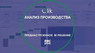 Анализ производства на системе бизнес-аналитики Qlik Sense