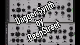 Dagger Synth ( Analog modeling synthesizer by BeepStreet) | Dub Techno