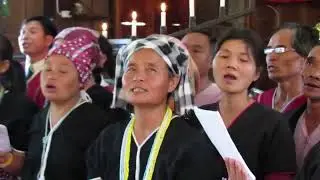 Karen Hill Tribe Church Singing 4 part harmony