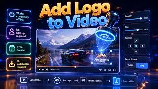 Add Logo to Video — Free Online Video Watermark (No Upload)