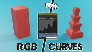 Create Geometry with RGB Curves with Geometry nodes in Blender