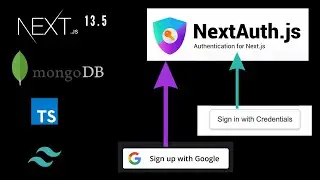 Implement Next Auth Credentials and Google Login together with MongoDB | FullStack Web Development