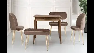 Evkur Collection Zümrüt Bank Takımı Ürün İnceleme