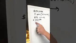 Car loan payment with PRINCIPAL + INTEREST example