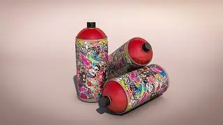 Балончик с Краской (Cinema 4D)