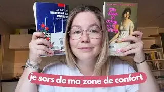 je lis des livres hors de ma zone de confort 🤐 (reading vlog)