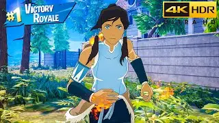 Korra Skin Zero Build Win Full Gameplay Fortnite Chapter 5 Season 2 No Commentary [PS5 4K]