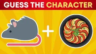 Guess the Movie Character by Emoji Quiz! | Ft. Ariel, Nemo, Linguini, Lightning Mcqueen