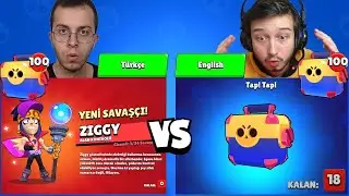 TURKISH ACCOUNT vs ENGLISH ACCOUNT (WE OPENED 200 MEGA BOXES)!!! - Brawl Stars