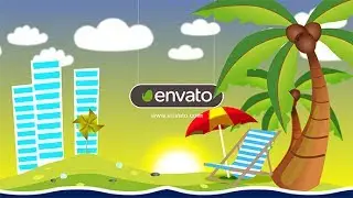 Holiday Island Opener - After Effects Template