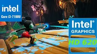 Disney Epic Mickey: Rebrushed Intel HD 620(Low End Pc) Benchmark