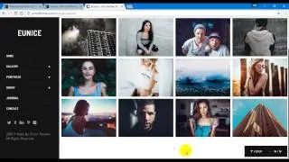 Eunice   Minimal Photography WordPress Theme