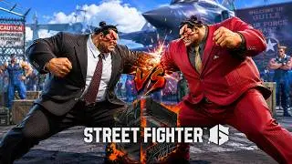 Street Fighter 6 E Honda Red vs Black Suit Mod