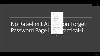 #16 |  No Rate limit Practical POC | Bug Bounty Offensive Hunting