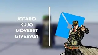 Jotaro Kujo Moveset GIVEAWAY | Roblox Studio
