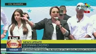 Xiomara Castro: We are supporting with credits in the banks for producers