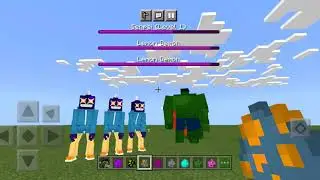 Hulk VS Friday Night Funkin Mobs in Minecraft PE