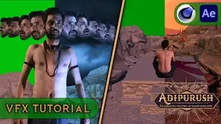 How I Made A Ravan Scene of Adipurush In After Effects and Cinema 4D - VFX Tutorial